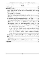 Chất lượng giáo dục đại học hiện tại ở Việt Nam.Thực trạng và những biện pháp nhằm nâng cao chất lượng giáo dục Đại học