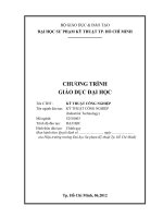 Chương trình giáo dục đại học Kĩ thuật công nghiệp