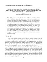 Nâng cao chất lượng đào tạo qua kết quả khỏa sát sinh viên cuối khóa