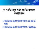 Chiến lược phát triển công nghệ thông tin và truyền thông việt nam