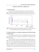 Kết quả và biện luận  về độ bền hoạt động của pin mặt trời tinh thể Nano oxit tẩm chất nhạy quang