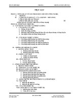 Thiết kế tháp chưng cất hỗn hợp Axeton - Metanol