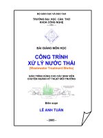 CÔNG TRÌNH XỬ LÝ NƯỚC THẢI