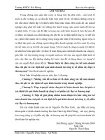 Hoàn thiện tổ chức công tác kế toán doanh thu, chi phí và xác định kết quả kinh doanh tại công ty cổ phần xây lắp và thương mại