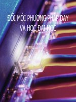 Đổi mới phương pháp dạy và học đại học