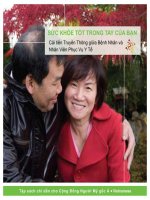 Sức khỏe tốt trong tay của bạn