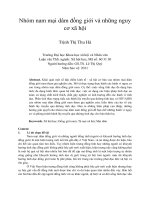 Nhóm mại dâm đồng giới và những nguy cơ xã hội
