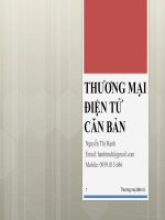 Thương mại điện tử căn bản