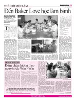 Đến Baker love học làm bánh