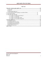 Phân tích tài sản tài chính doanh nghiệp