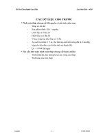 Đồ án Công Nghệ Lọc Dầu