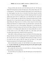 Cơ hội và thách thúc của thương mại hàng hoá  trong bối cảnh gia nhập WTO