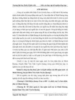 Quản lý công tác thu thuế, phí và lệ phí nhằm cân đối ngân sách  xã Minh Hương, huyện Hàm Yên Tỉnh Tuyên Quang