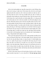 223 Kế toán tập hợp chi phí sản Xuất và tính giá thành sản phẩm ở Công ty Chế biến kinh doanh lương thực-thực phẩm Hà nội (45tr)