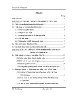 Đánh giá khả năng khai thác bảo hiểm cháy nổ tại Công ty Cổ phần Bảo hiểm Petrolimex (PJICO)