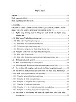 508 Nâng cao năng lực cạnh tranh của các Ngân hàng Thương mại Việt Nam trong thời kỳ hội nhập