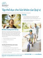 Thể dục với sức khỏe của quý vị