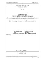 68 Hoàn thiện kế toán chi phí sản xuất và tính giá thành sản phẩm tại Công ty cổ phần cao su Hà Nội