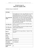 Phân tích cổ phiếu GMC