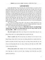 Hoàn thiện công tác xây dựng khung chương trình và lựa chọn các phương pháp đào tạo của công ty Điện lực Hà Nội năm 2004 - 2006