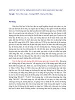 NHỮNG YẾU TỐ TÁC ĐỘNG ĐẾN CHẤT LƯỢNG GIÁO DỤC ĐẠI HỌC