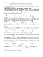 Đề thi tuyển sinh đại học khối A năm 2010 vật lý