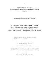 514 Nâng cao năng lực cạnh tranh Ngân hàng Thương mại Cổ phần Phát Triển Nhà TP.HCM