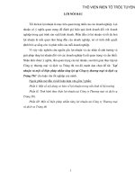 Lợi nhuận và một số biện pháp nhằm tăng lợi tại công ty thương mại và dịch vụ Tràng Thi