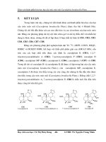 P5 Kết luận về thành phần hóa học hạt cây móc mèo