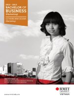 chương trình cử nhân kinh doanh của đại học RMIT