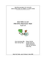 Phương pháp dạy học vật lý