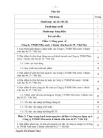 44 Kế toán nguyên vật liệu và công cụ dụng cụ tại Công ty TNHH Nhà nước 1 thành viên bao bì 27- 7 Hà Nội