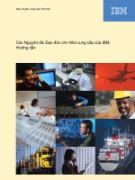 Các nguyên tắc đạo đức cho nhà cung cấp IBM