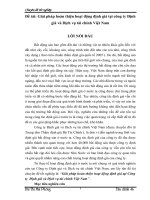 Giải pháp hoàn thiện hoạt động định giá tại công ty Định giá và Dịch vụ tài chính Việt Nam