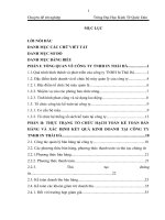 149 Tổ chức kế toán bán hàng và xác định kết quả sản xuất kinh doanh tại Công ty TNHH In Thái Hà