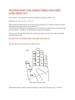 PHƯƠNG PHÁP CHIA SUBNET BẰNG CÁCH ĐẾM LÓNG NGÓN TAY