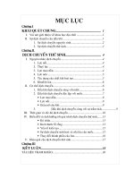 Mục lục khóa luận