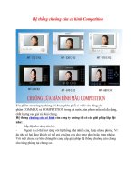 Hệ thống chuông cửa có hình Competition