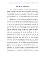 VĂN MINH TIỂU PHẨM