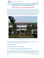 Dự án phát triển bền vững trung tâm học liệu ĐH Đà Nẵng