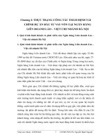 THỰC TRẠNG CÔNG TÁC THẨM ĐỊNH TÀI CHÍNH DỰ ÁN ĐẦU TƯ VAY VỐN TẠI NGÂN HÀNG LIÊN DOANH LÀO – VIỆT CHI NHÁNH HÀ NỘI