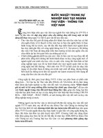 Bước ngoặt trong sự nghiệp đào tạo ngành thư viện - thông tin Việt Nam