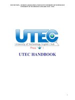 Các hoạt động của UTEC