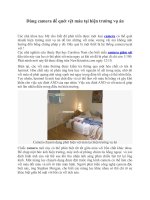 Dùng camera de quet vet mau tai hien truong