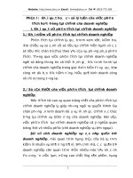 Khái quát hóa cơ sở lý luận của việc phân tích hoạt động tài chính của doanh nghiệp