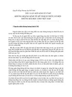 KHỦNG HOẢNG KINH TẾ MỸ-THÁCH THỨC,CƠ HỘI-NHỮNG BÀI HỌC CHO VIỆT NAM