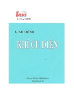 Giáo trình khí cụ điện