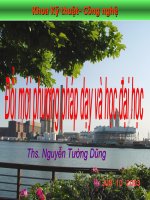 Đổi mới phương pháp dạy và học đại học