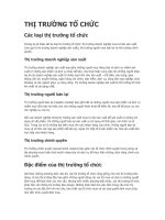 THỊ TRƯỜNG TỔ CHỨC