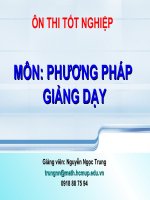 Ôn thi tốt nghiệp: Phương pháp giảng dạy